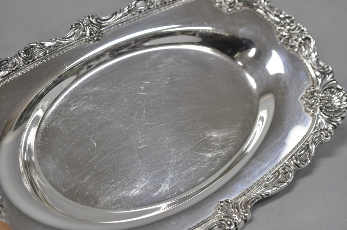 Vintage Victorian Sir Christopher by Wallace Silver Plated Gravy Boat Underplate