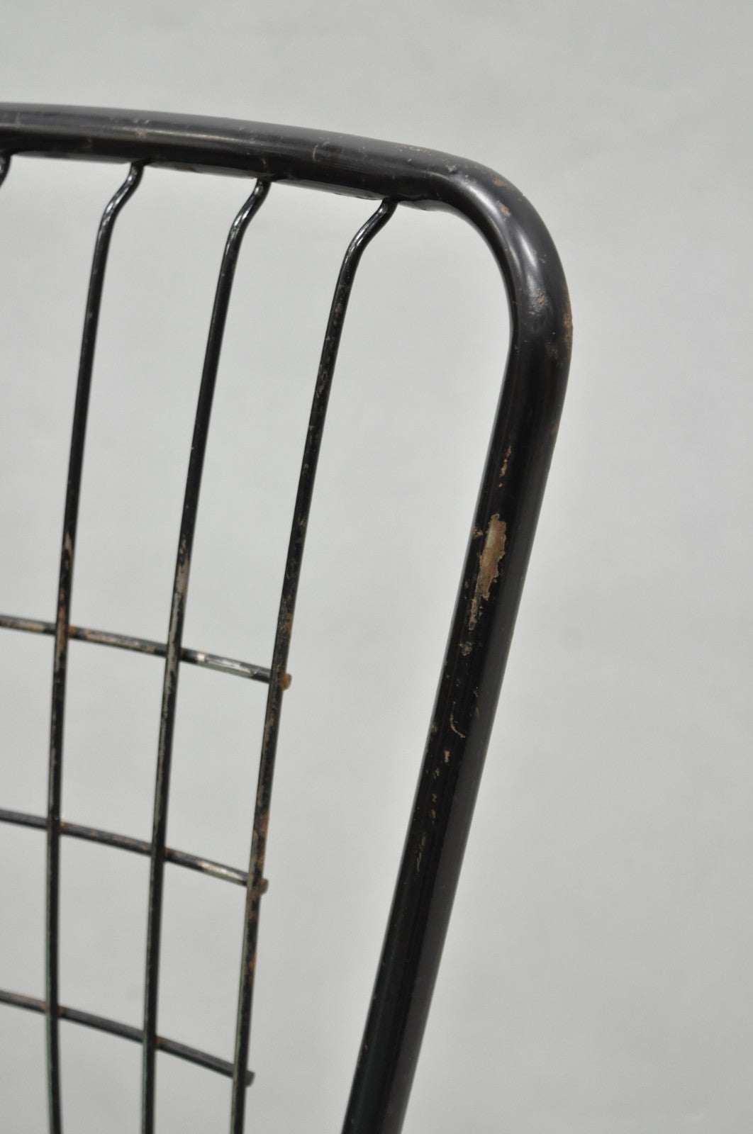 Vintage Daystrom Mid Century Modern Black Metal Kitchen Dining Chairs, Set of 6