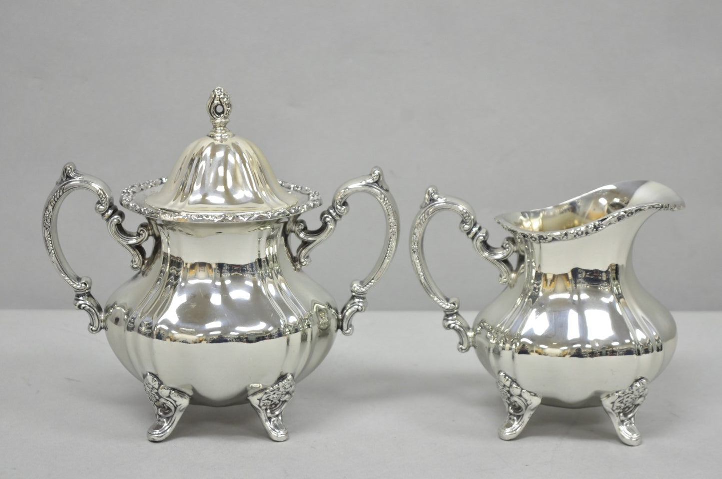 Vintage Towle Grand Duchess Victorian Silver Plated Tea Service Set - 4 Pcs