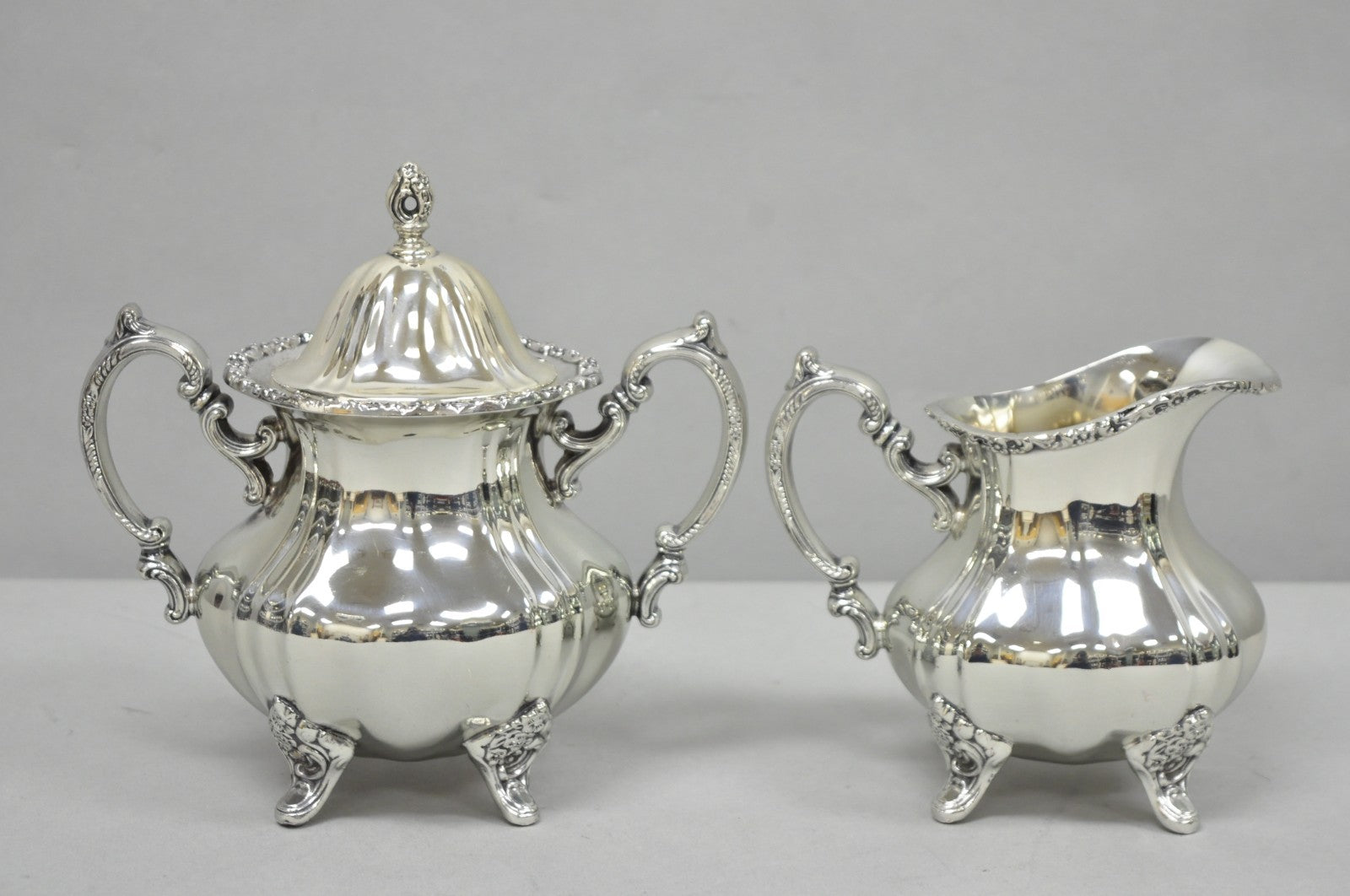 Vintage Towle Grand Duchess Victorian Silver Plated Tea Service Set - 4 Pcs