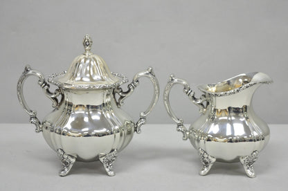 Vintage Towle Grand Duchess Victorian Silver Plated Tea Service Set - 4 Pcs