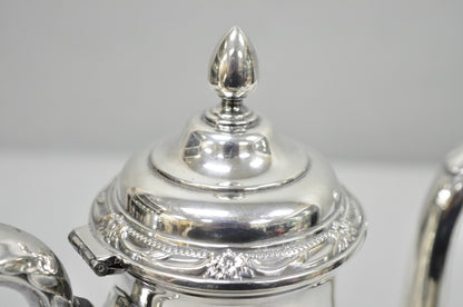 Vintage Rogers Bros. "Remembrance" Silver Plated Victorian Coffee Pot Teapot