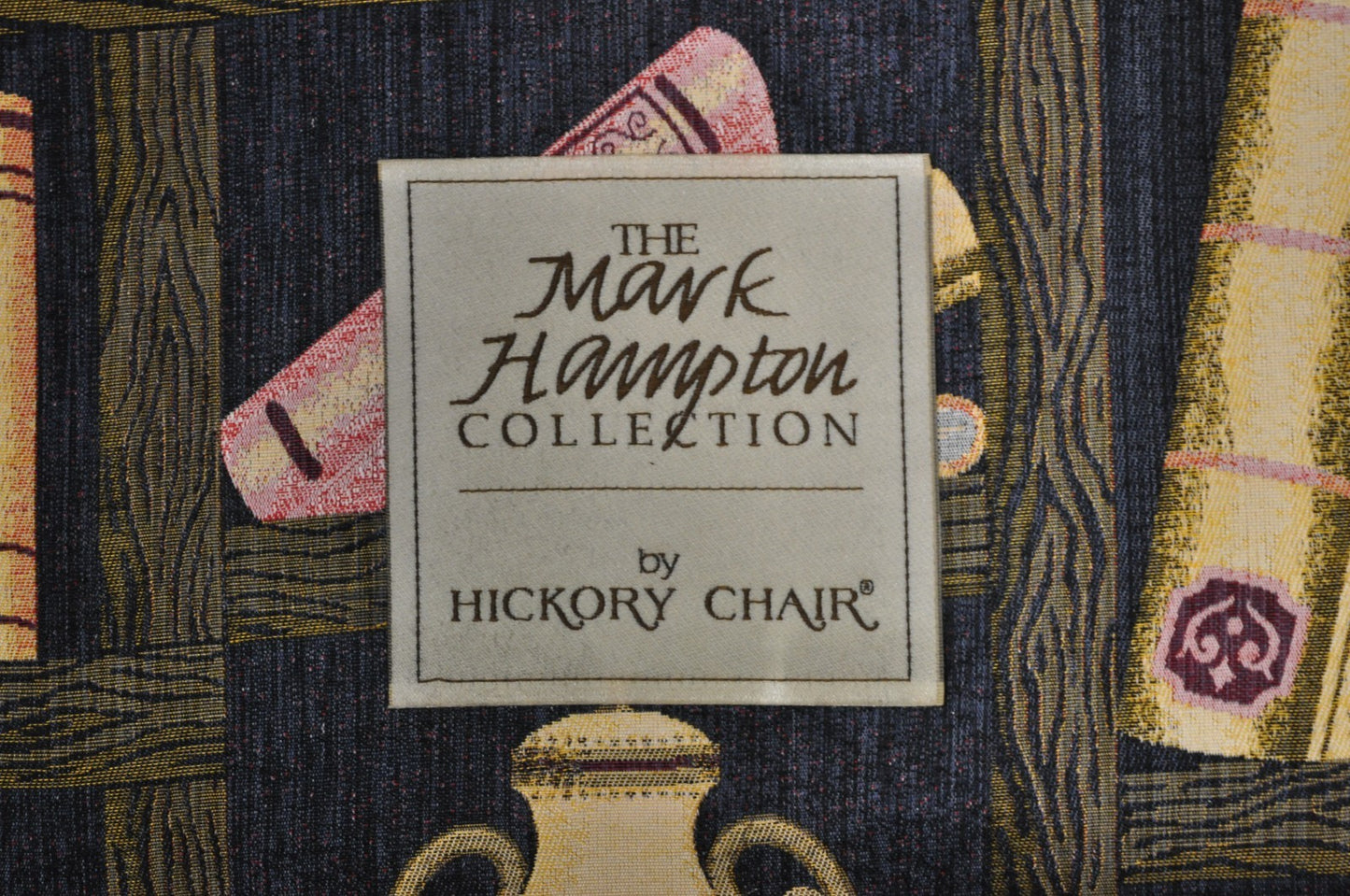 Mark Hampton Collection Hickory Chair Wicker Rattan Lounge Club Chair & Ottoman