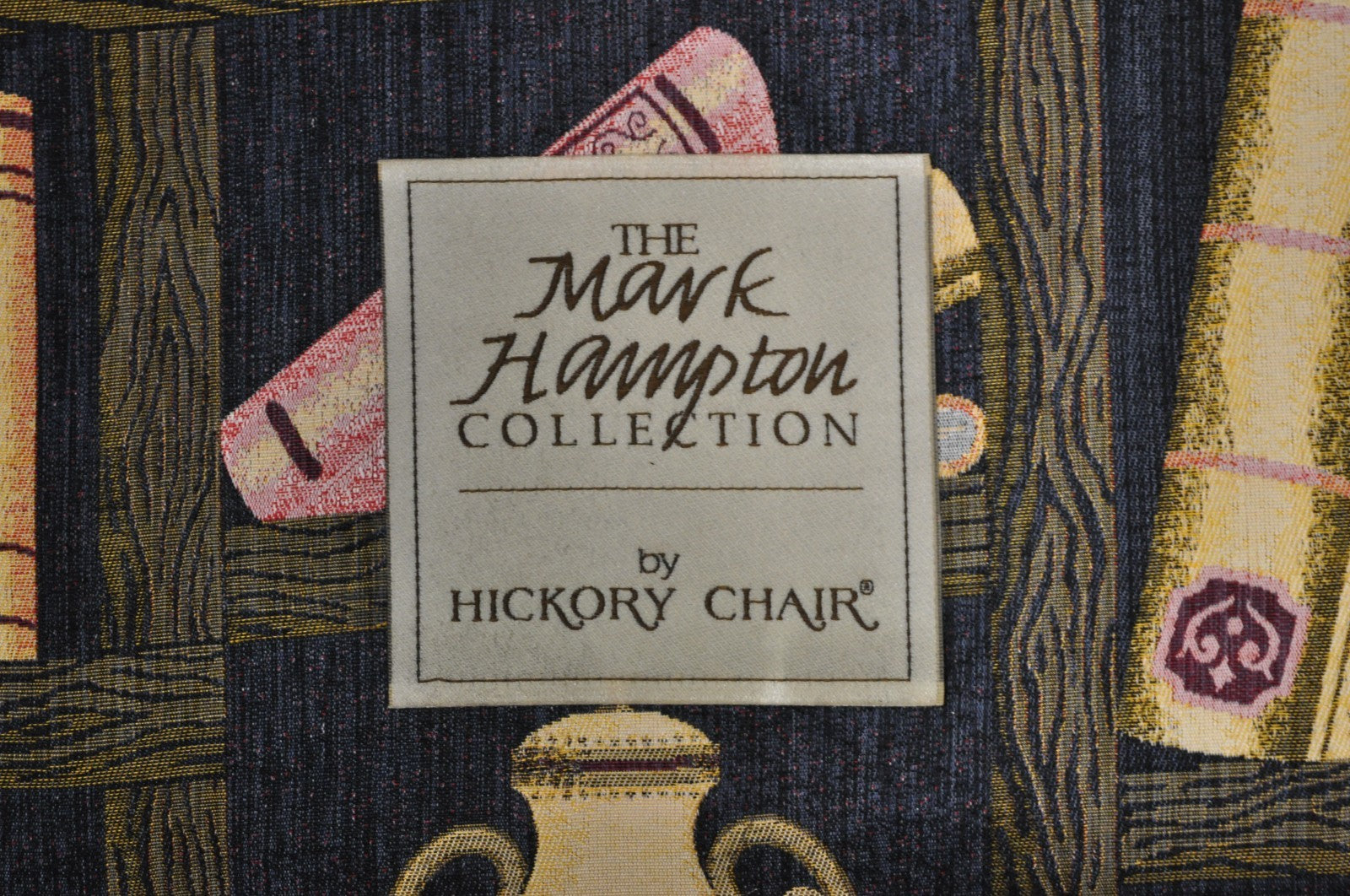 Mark Hampton Collection Hickory Chair Wicker Rattan Lounge Club Chair & Ottoman