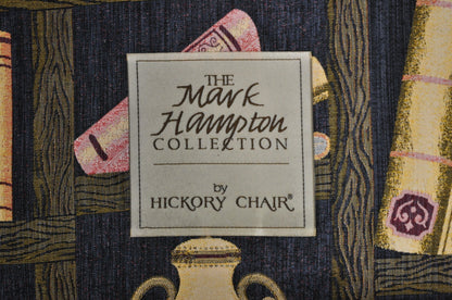 Mark Hampton Collection Hickory Chair Wicker Rattan Lounge Club Chair & Ottoman