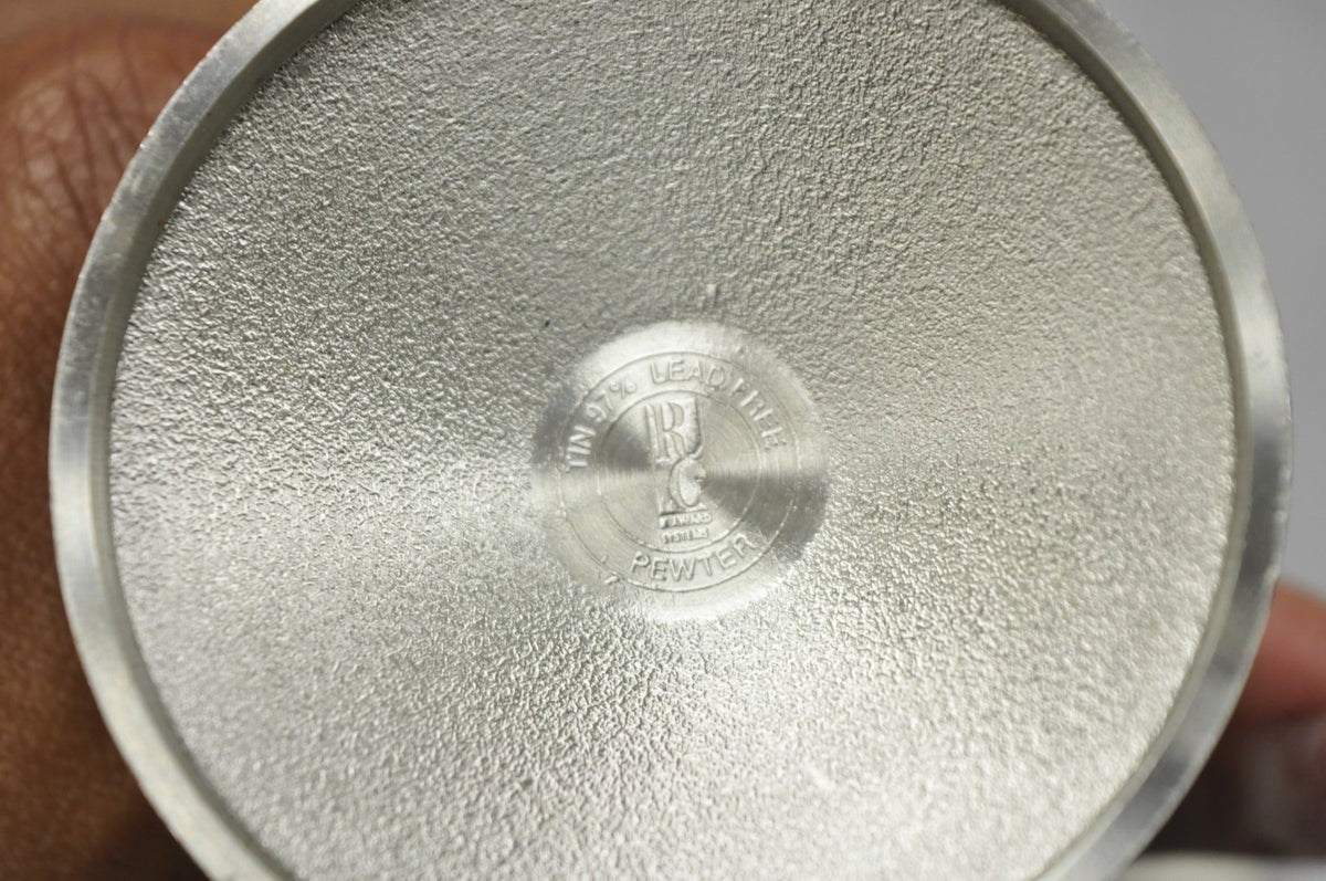 Vintage Royal Order of Jesters Figural Pewter Metal Award Renaissance Goblet