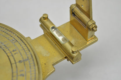 Vintage Victorian Ash & Son Makers Brass Maritime Ship Compass Birmingham Cover