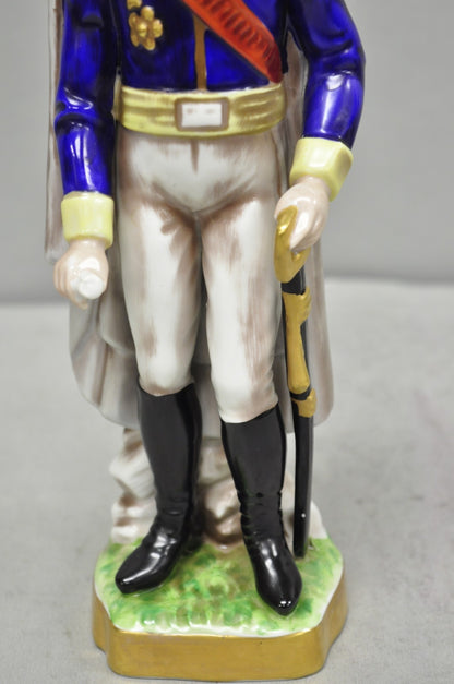 Vintage Capodimonte Italian Porcelain Napoleonic General Figurine Statue 7282- A
