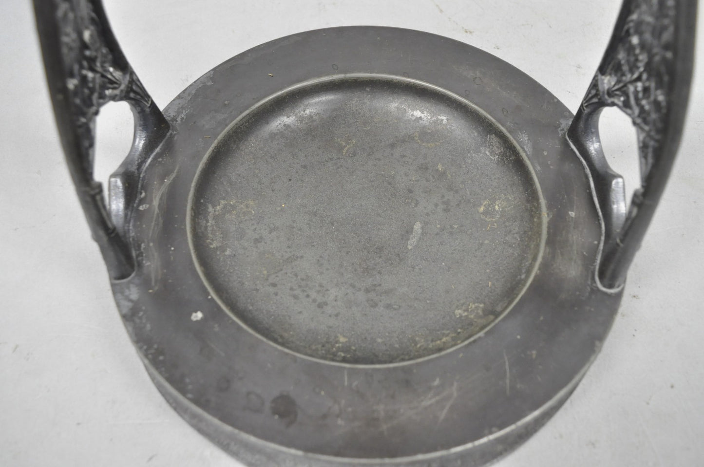 Antique English Victorian Silver Plated Tilting Coffee Pot on Stand w/ Engraving