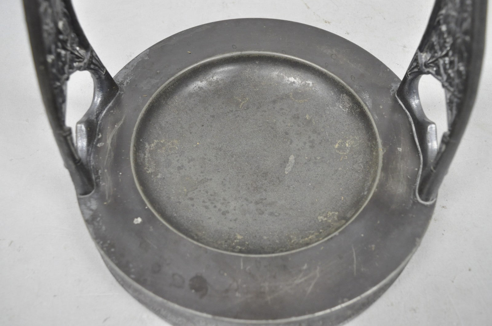 Antique English Victorian Silver Plated Tilting Coffee Pot on Stand w/ Engraving