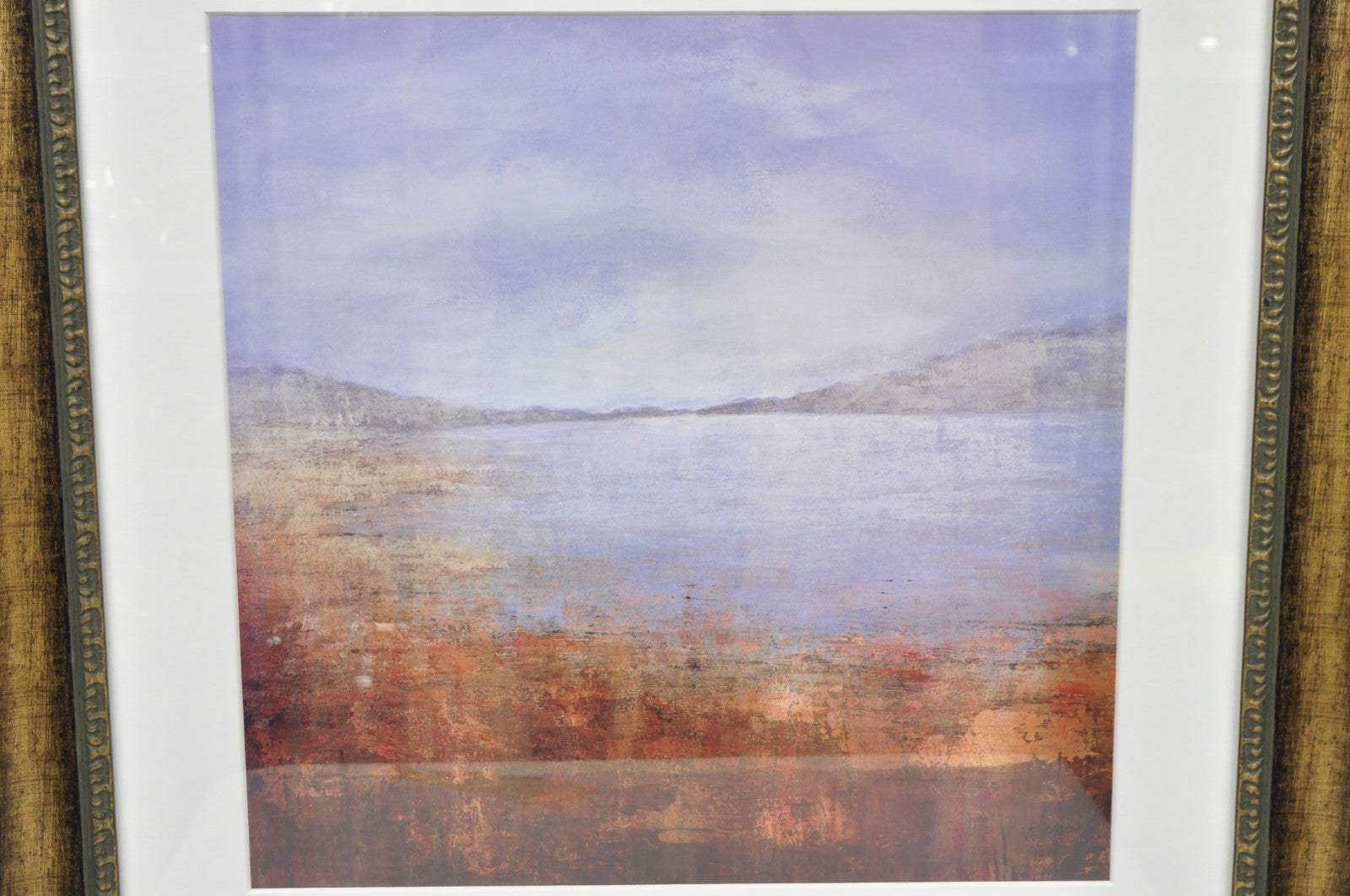 Contemporary Art Quiet Lake VIII by Suzanne Etienne Decorative Framed Print