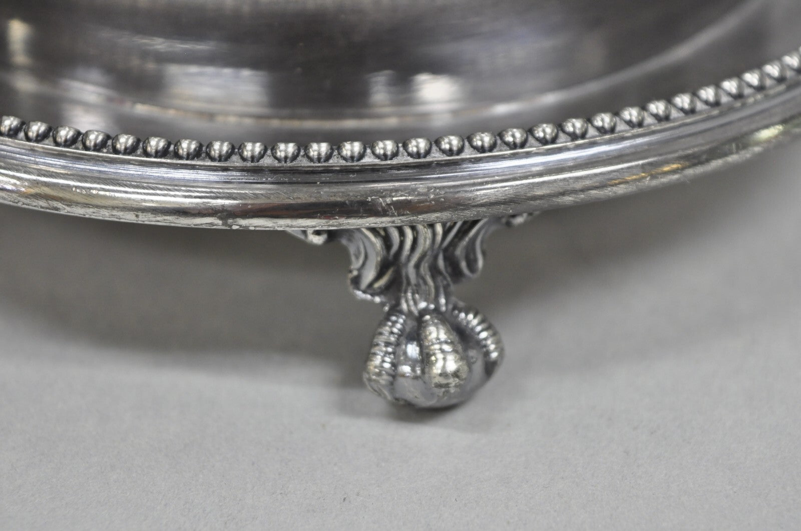 Antique Victorian Silver Plated Biscuit Box Caddy by James Deakin & Sons 1890
