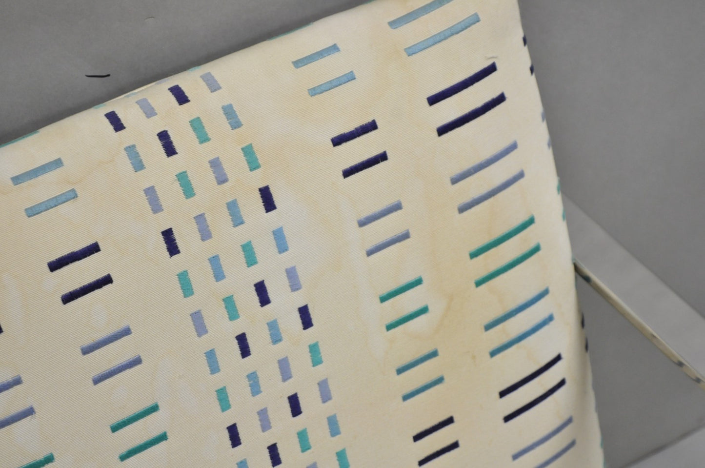 Vintage Mid Century Modern Brno Style Chrome Cantilever Baughman Arm Chairs Pair