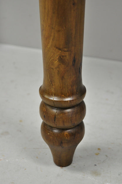 Mediterranean Spanish Style Half Round Gothic Demilune Teak Console Hall Table B