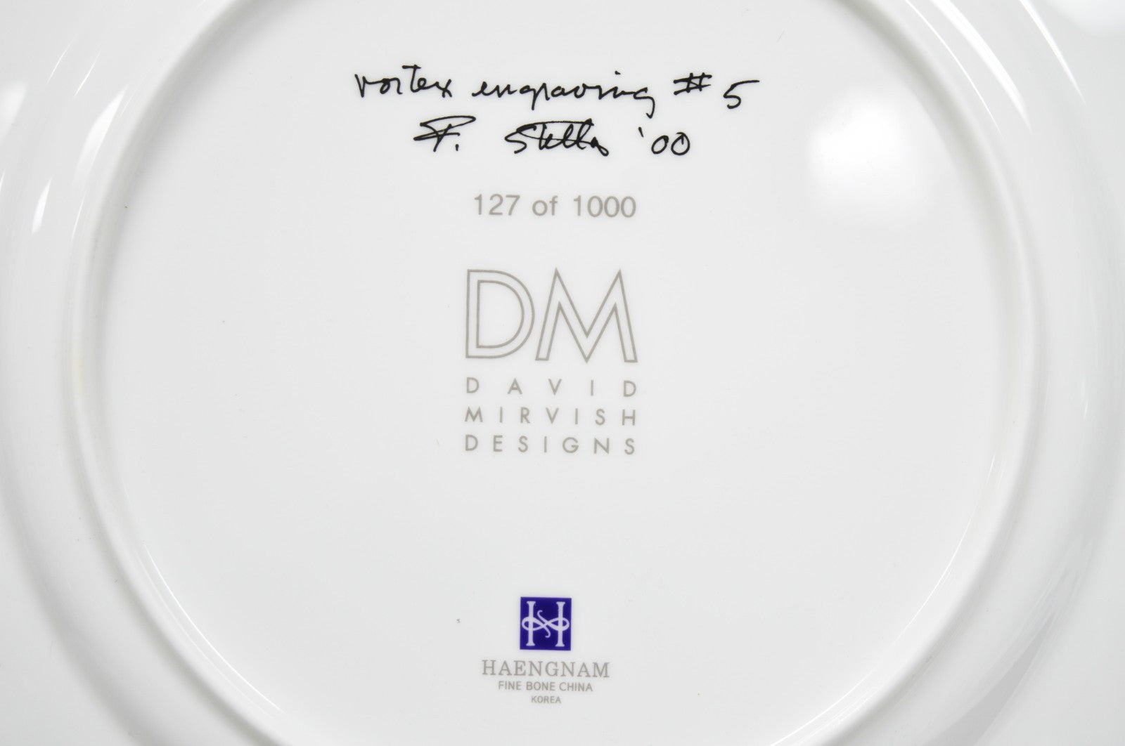 Frank Stella David Mirvish Designs Vortex Engravings 5-8 Indigo Plate - Set of 4