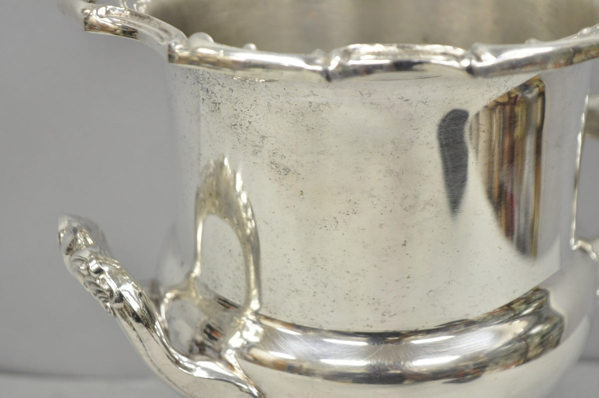 Vintage Leonard Silver Plated Trophy Cup Urn Champagne Chiller Bar Ice Bucket