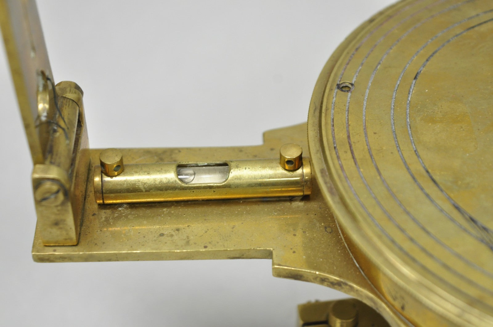 Vintage Victorian Ash & Son Makers Brass Maritime Ship Compass Birmingham Cover