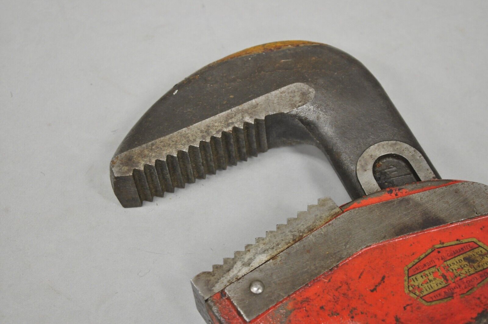 Vintage RIDGID 48 Heavy Duty Straight Plumbers Pipe Wrench 48" Red Cast Iron