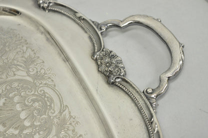 Vintage 1847 Rogers Bros "Remembrance" 9898 Silver Plated Serving Platter Tray