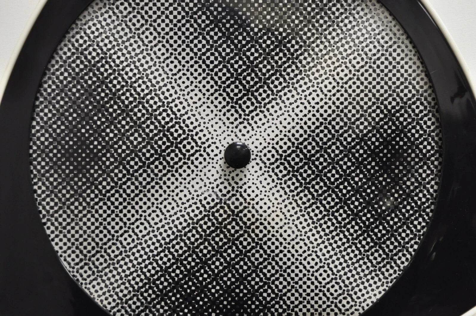 Vintage 1996 Rabbit Tanaka Lumaseries CyberSpace White Kinetic Wall Art