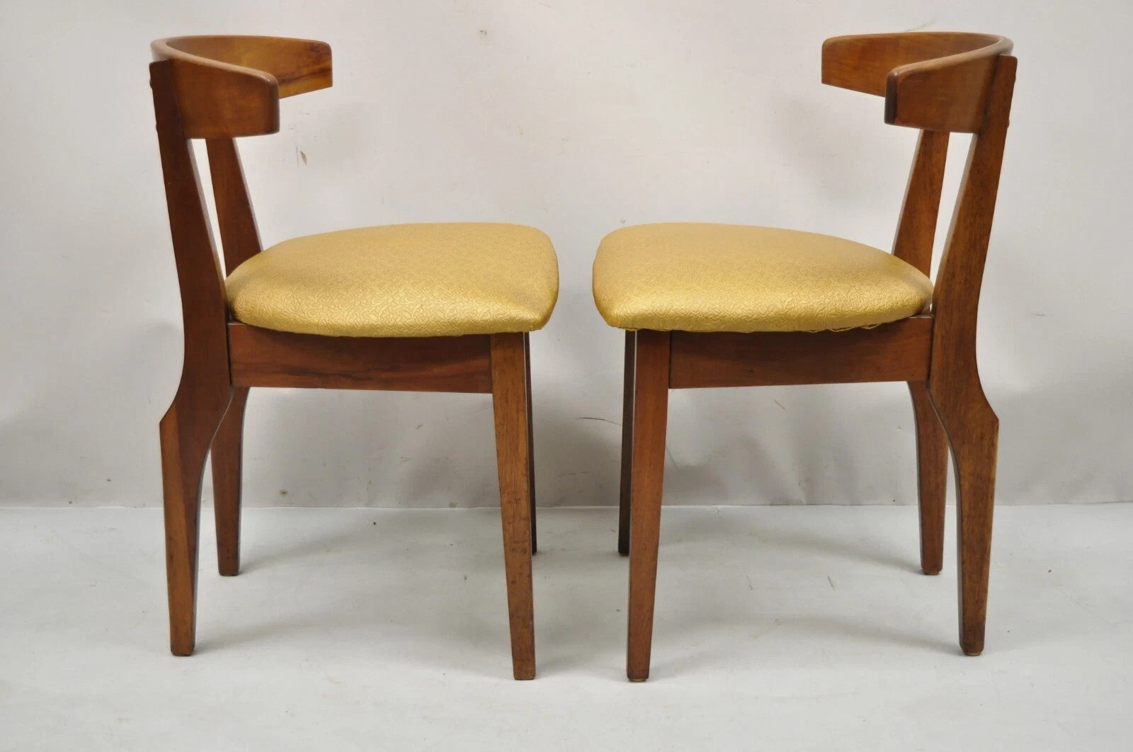 Vintage John Van Koert Drexel "Counterpoint" Cherry Dining Side Chair - a Pair