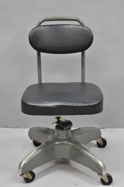 Vintage Hamilton Cosco Propeller Base Tanker Style Adjustable Office Desk Chair