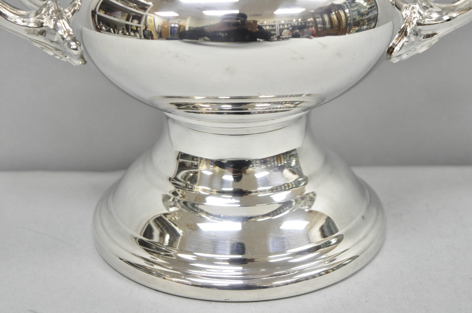 Vintage Newport Gorham Silver Plated Trophy Cup Urn Champagne Chiller Ice Bucket
