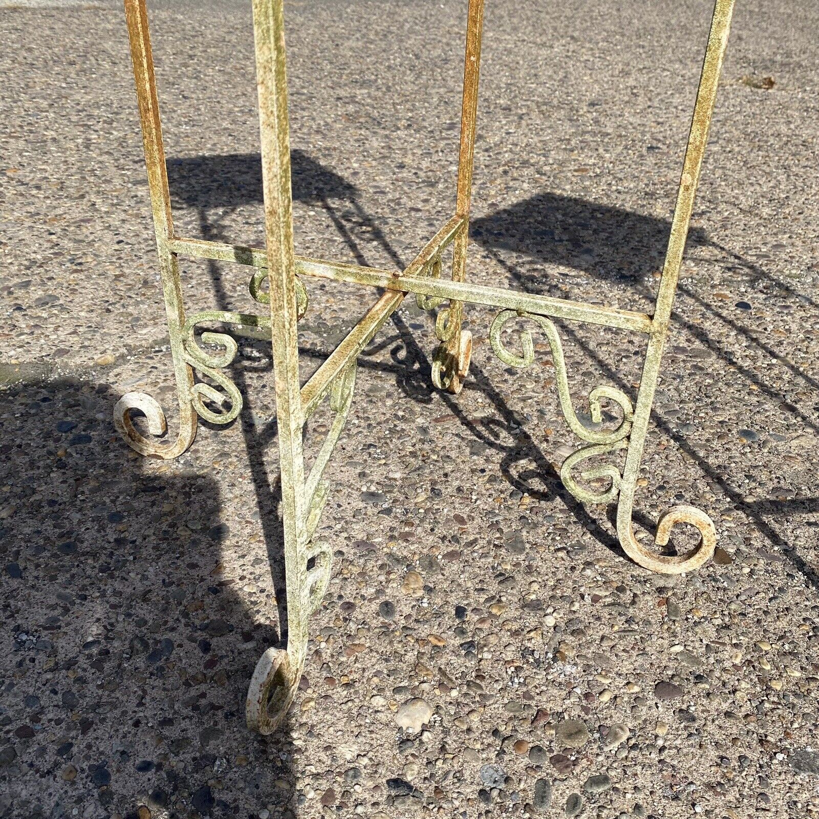 Metal Side Tables of Victorian Style Reclaimed Embossed Metal Celling Tin - Pair