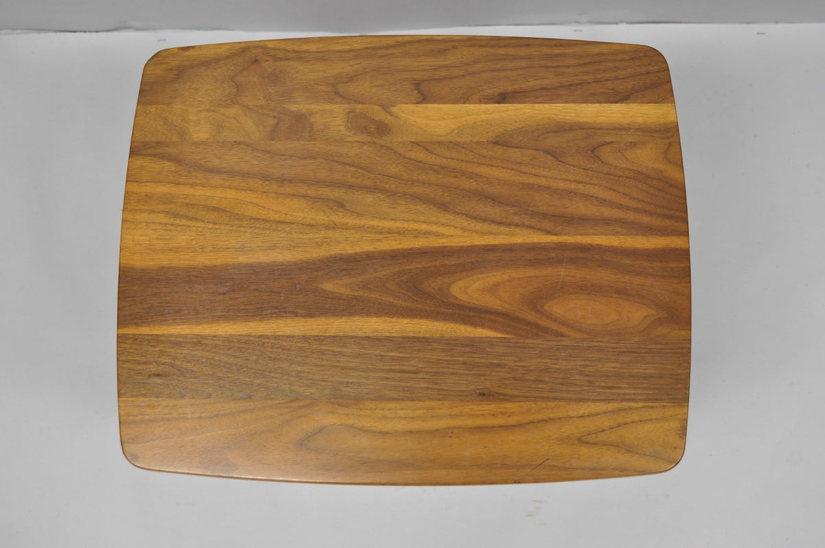 Contemporary Mid Century Danish Modern Style Small Teak Drinks Side Table