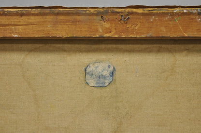 Vintage 1960s Samuel Heller "Mountain Landscape" Oil on Canvas Painting, Signed