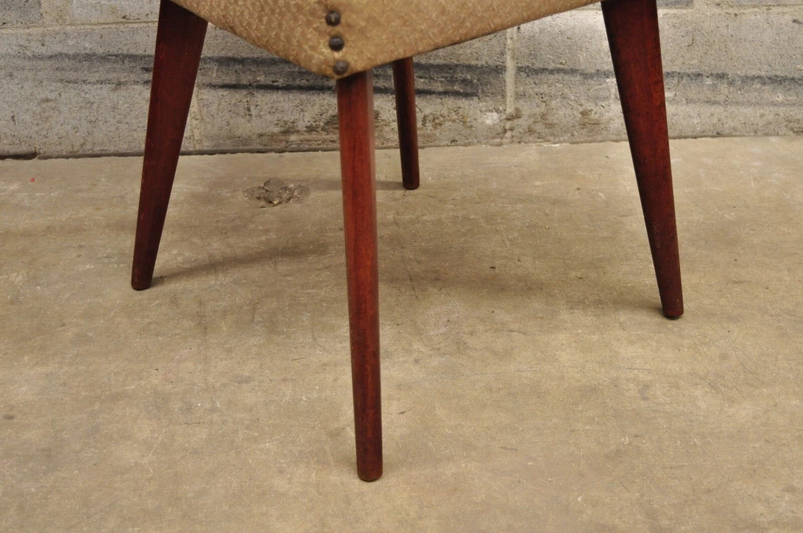 Vintage Mid Century Gilbert Rohde Jens Risom Style Mahogany Dining Chair (C)