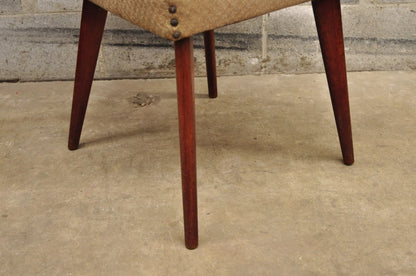 Vintage Mid Century Gilbert Rohde Jens Risom Style Mahogany Dining Chair (C)