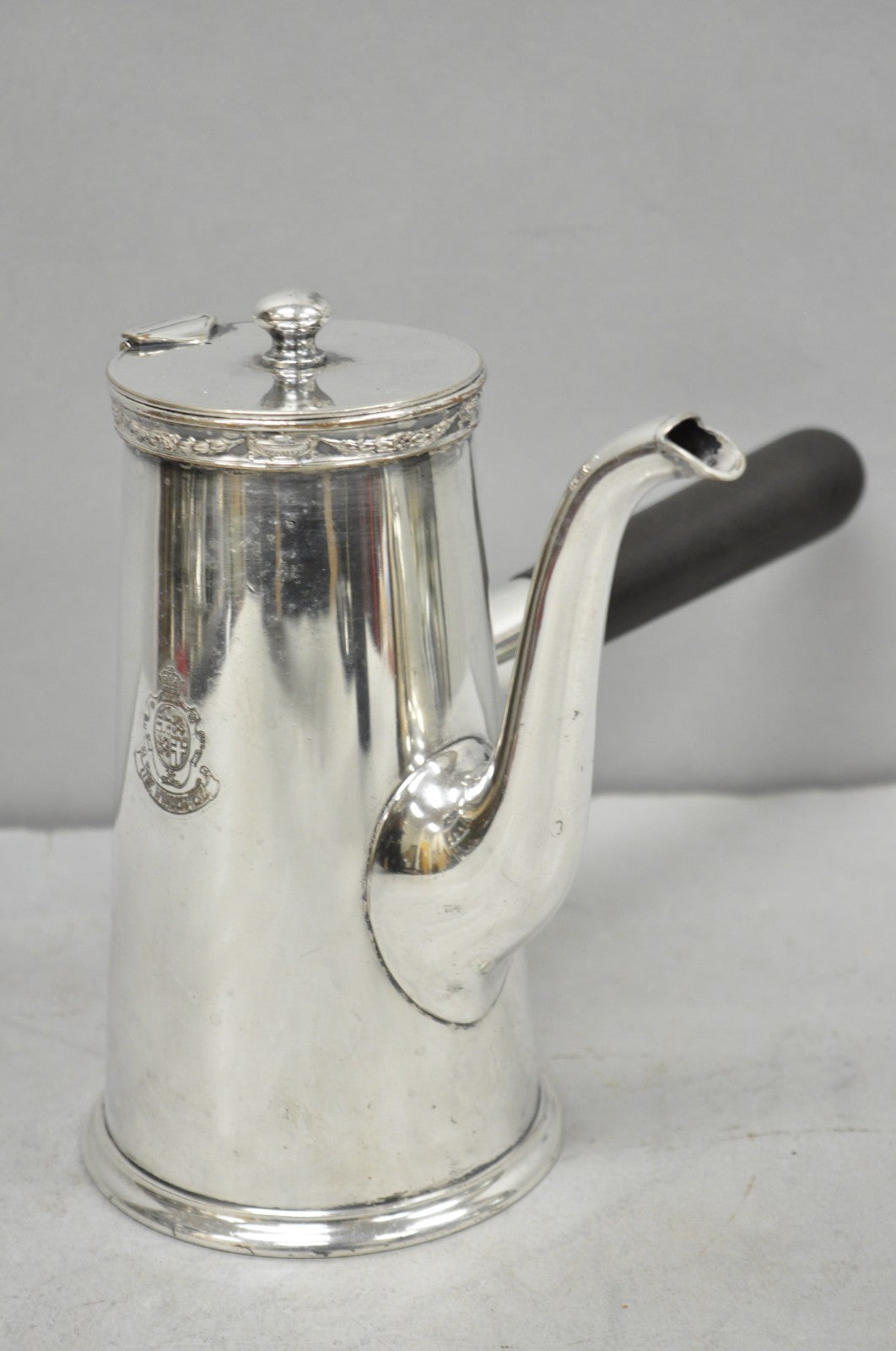 Antique "The Windermere Hotel" London Silver Plated Coffee Tea Pot by Gorham