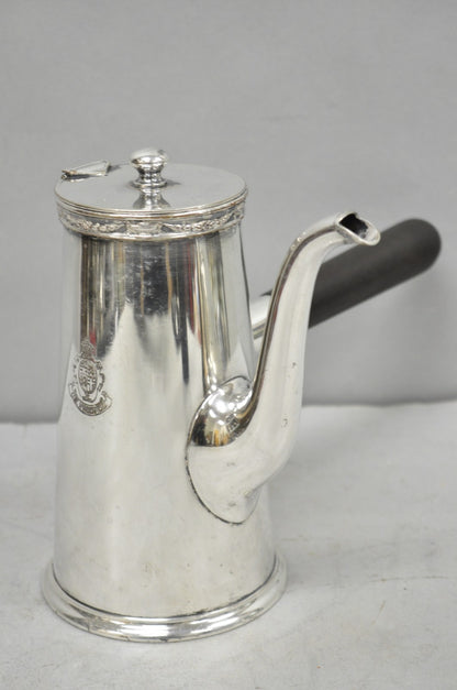 Antique "The Windermere Hotel" London Silver Plated Coffee Tea Pot by Gorham