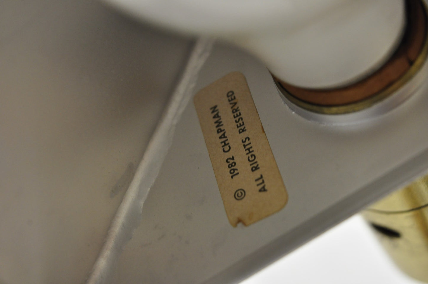 Vintage Chapman Mid Century Modern Adjustable Brass Reading Pharmacy Floor Lamp