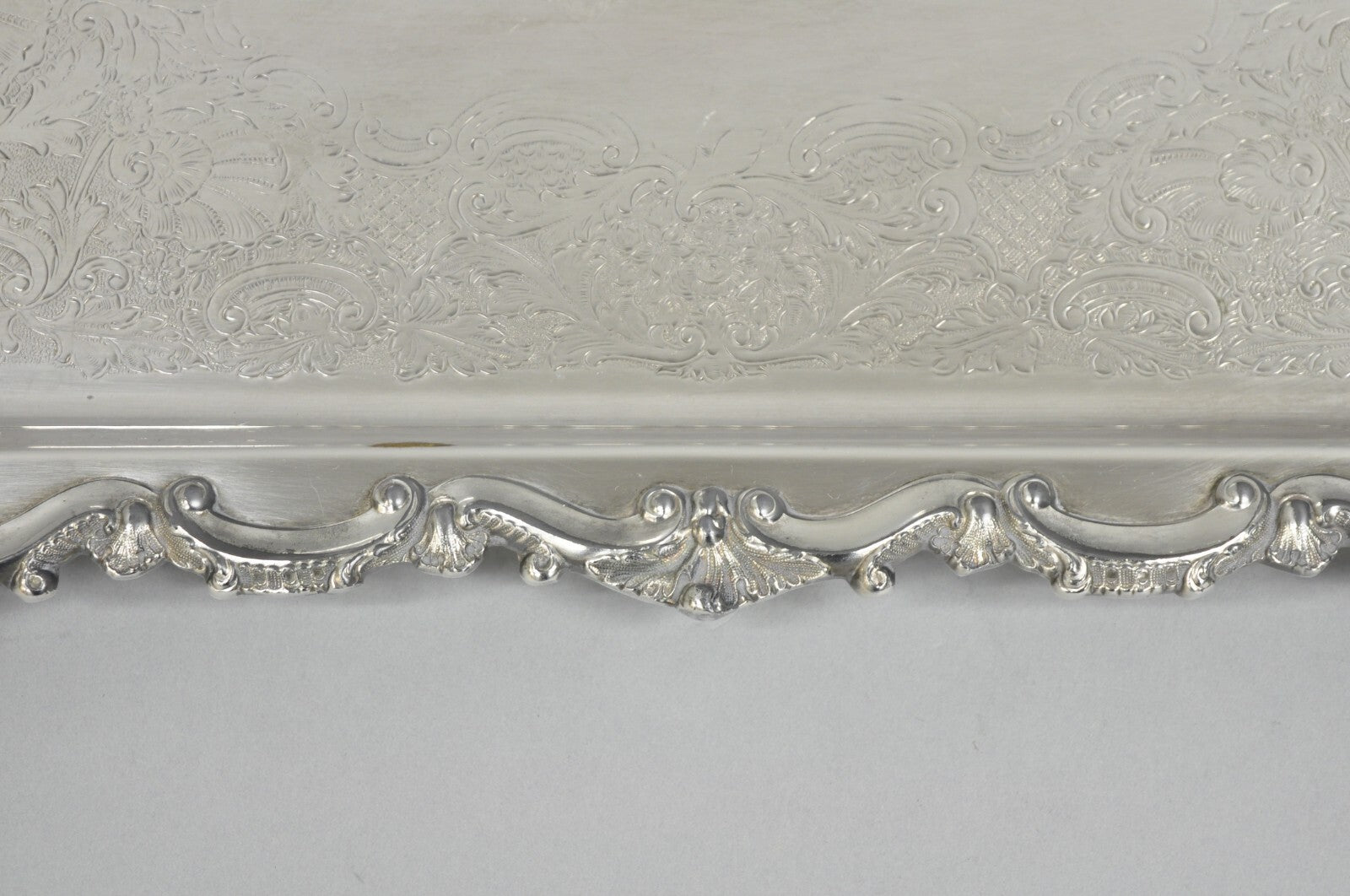 Bristol Silverplate by Poole 132 Silver Plated Narrow Serving Platter Dish Tray