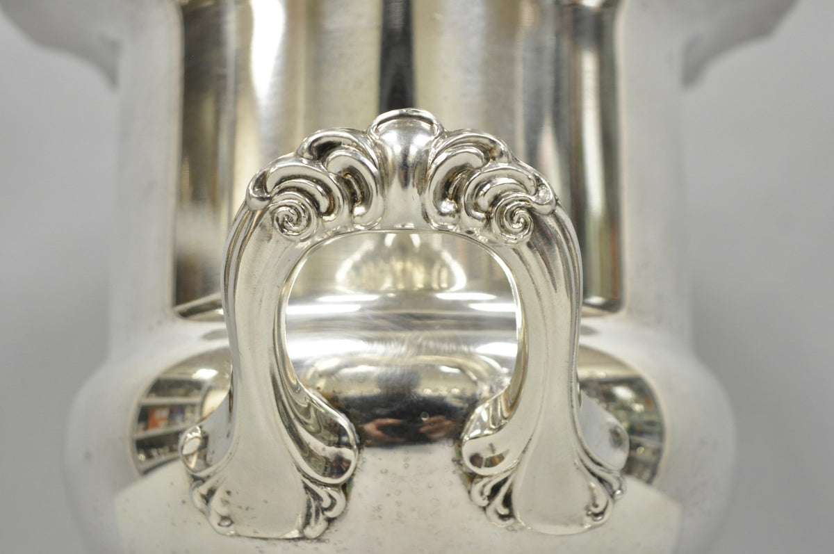 Vintage Leonard Silver Plated Trophy Cup Urn Champagne Chiller Bar Ice Bucket