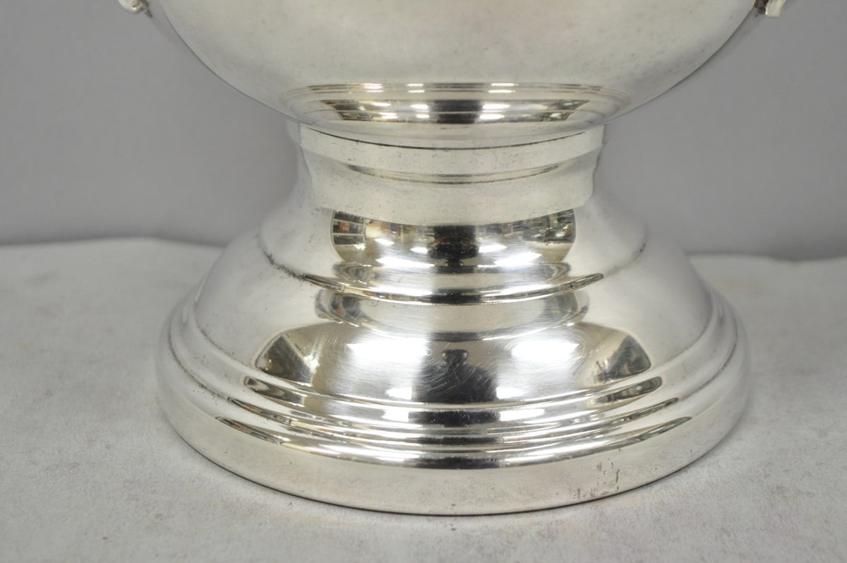 Vintage Leonard Silver Plated Trophy Cup Urn Champagne Chiller Bar Ice Bucket
