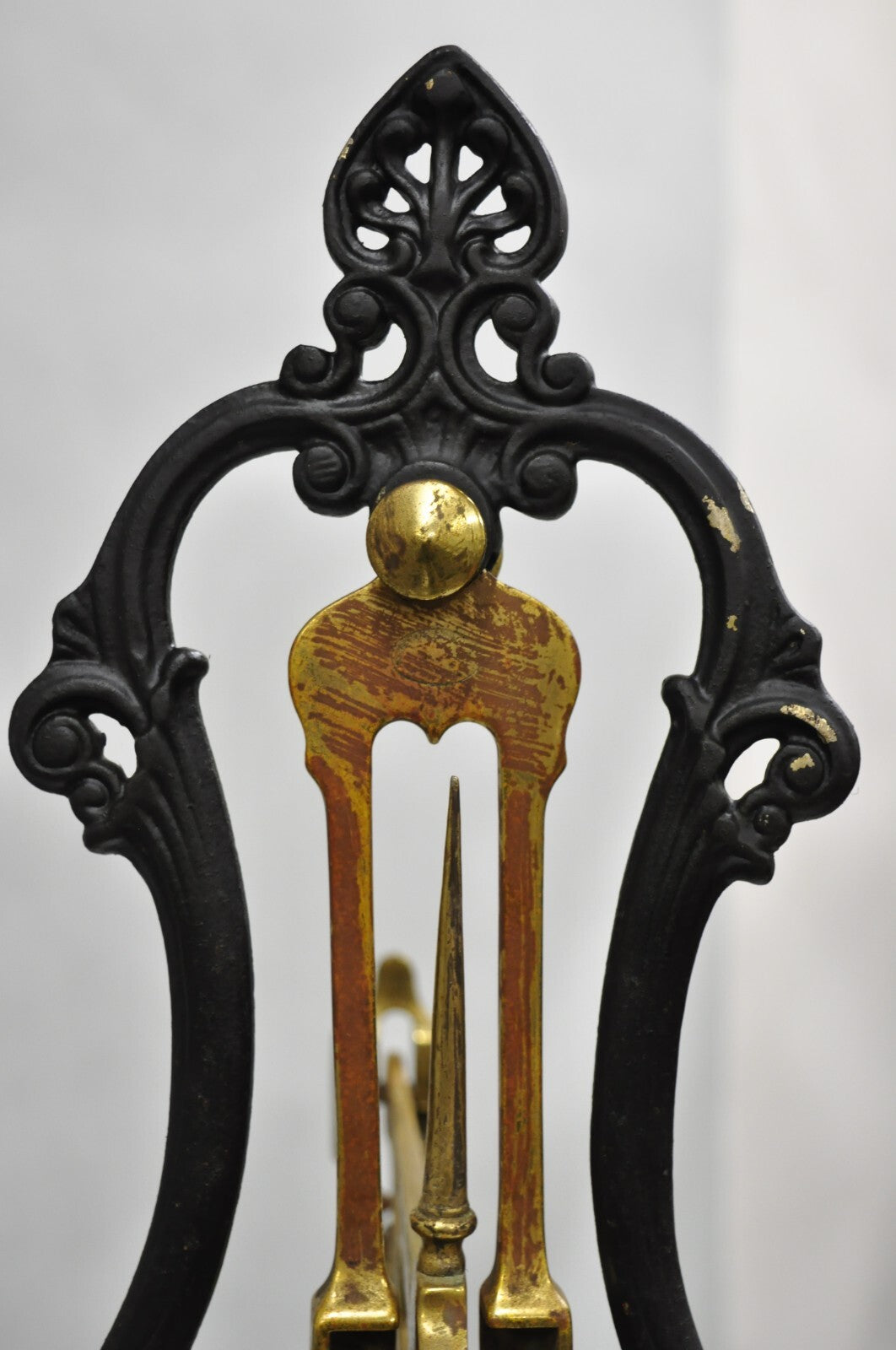Antique W.& T. Avery English Victorian Brass & Porcelain Balance Beam Scale