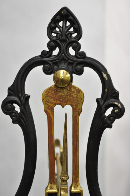 Antique W.& T. Avery English Victorian Brass & Porcelain Balance Beam Scale