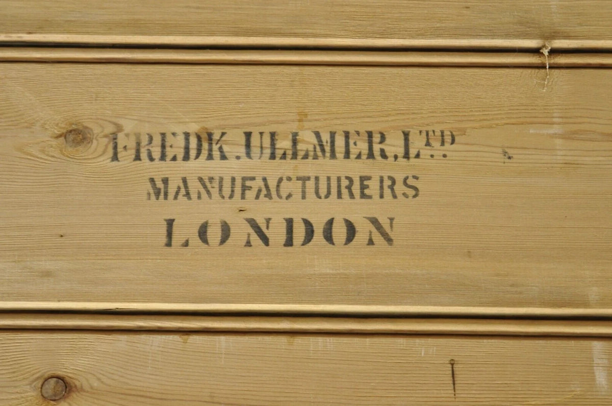 Fred K. Ullmer London Double 32 Drawer Map Makers Flat File Printers Cabinet