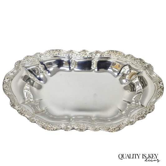 International Silver "Countess" Silver Plated Trinket Nut Dish Serving Platter