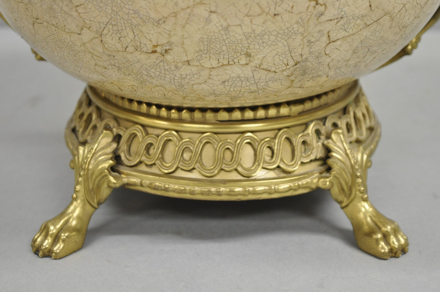 Decorative Crafts Inc. French Victorian Style Bronze Centerpiece Fruit Bowl