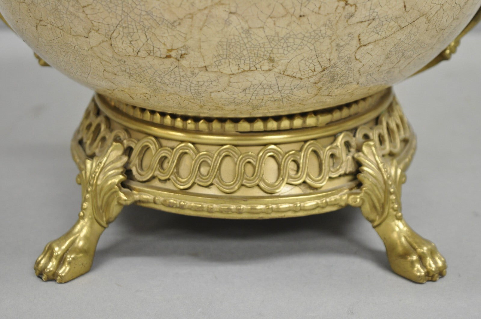 Decorative Crafts Inc. French Victorian Style Bronze Centerpiece Fruit Bowl