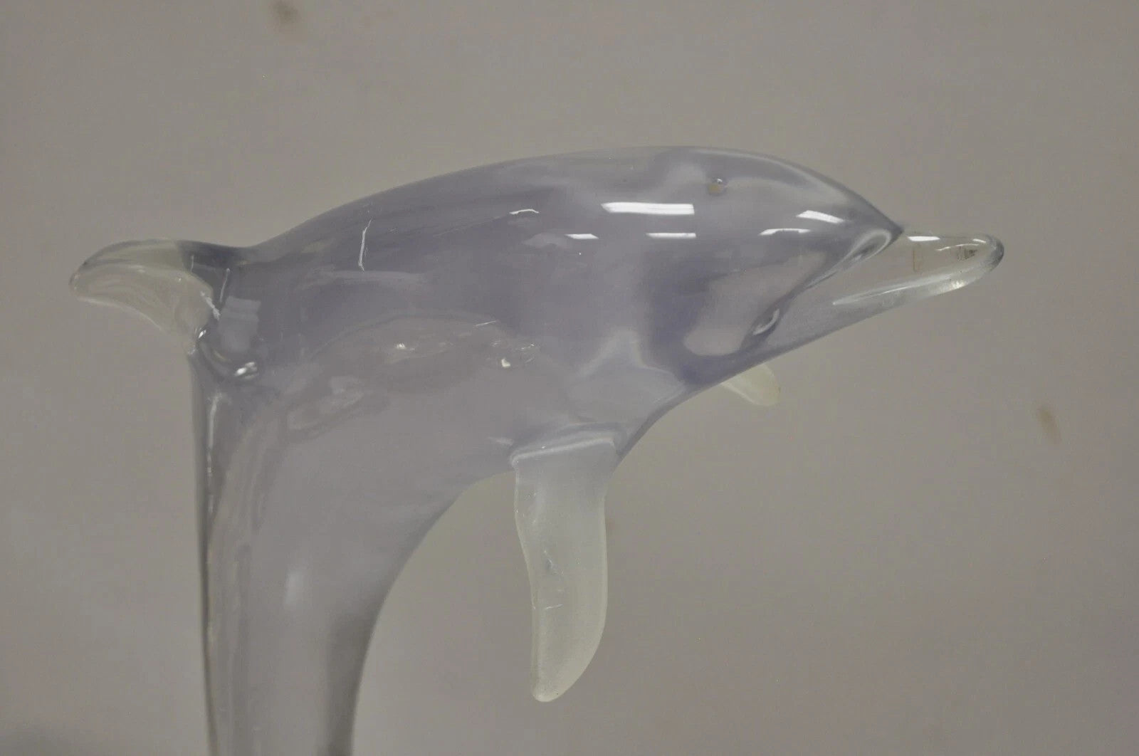 Donjo Acrylic Lucite Dolphin 22" Statue Sculpture 394/750 Modern Figurine