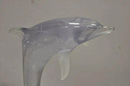 Donjo Acrylic Lucite Dolphin 22" Statue Sculpture 394/750 Modern Figurine
