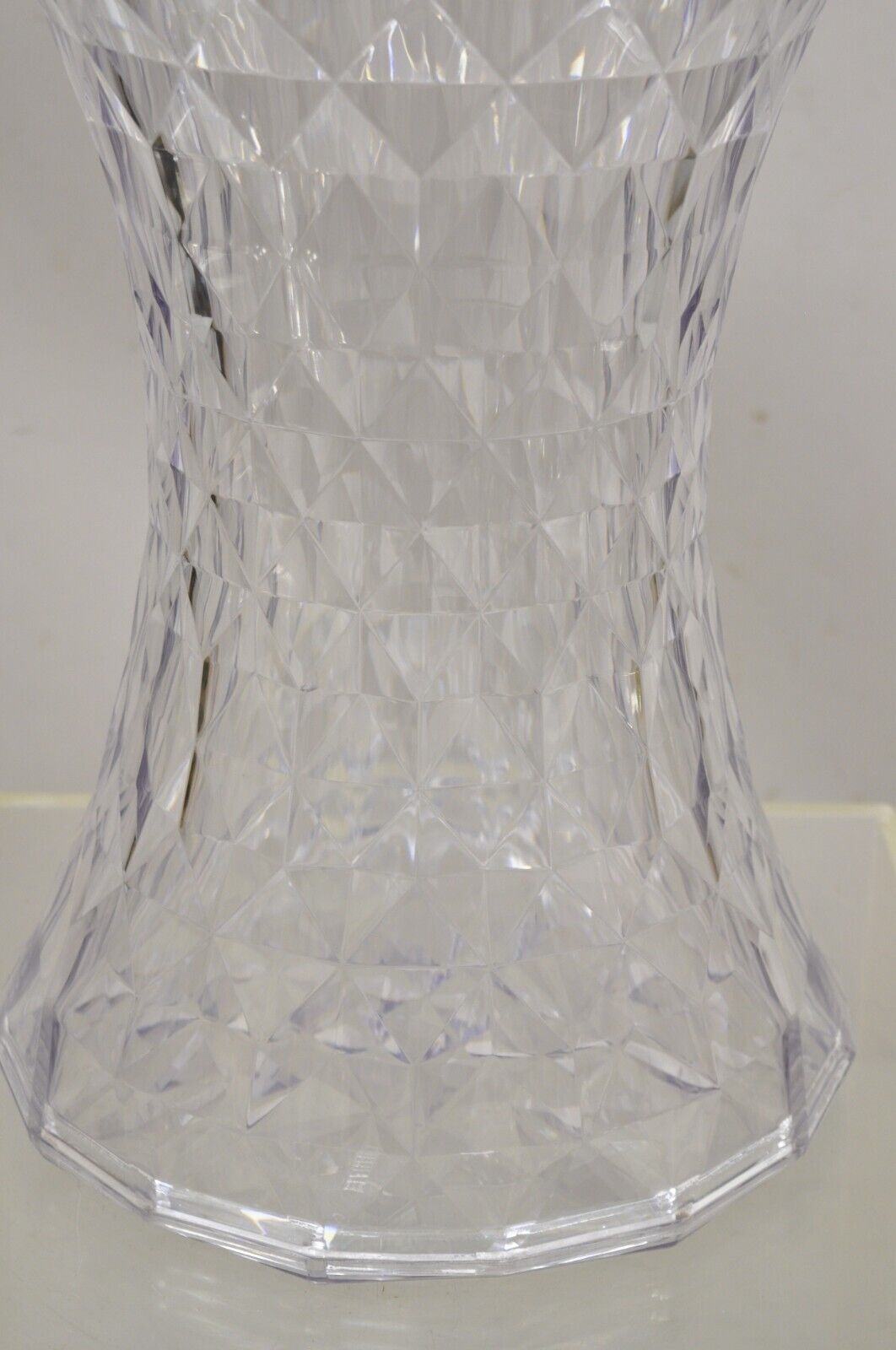 Marcel Wanders for Kartell Italy Clear "Stone" Stool - a Pair