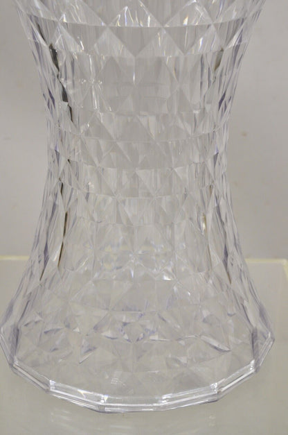 Marcel Wanders for Kartell Italy Clear "Stone" Stool - a Pair