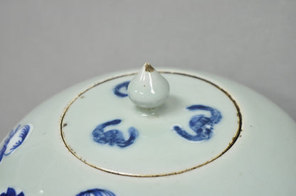 Antique Chinese Phoenix Bird Celadon Green Porcelain Covered Ginger Jar - Pair