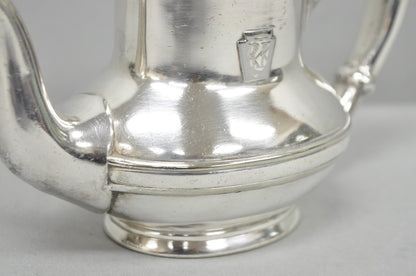Antique Pennsylvania Railroad PRR Reed & Barton Small Silver Plated Teapot